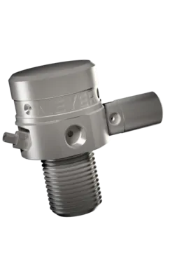 MEYER HDRX-R450 two-stage hydrogen regulator — machined SS 316 body, M18 x 1.5 cylinder thread